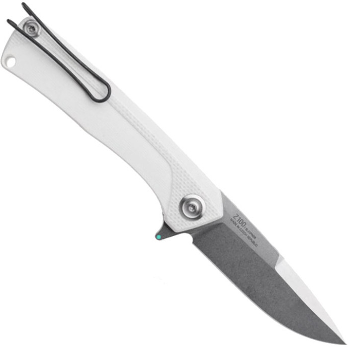 Ніж складаний Acta Non Verba Z100 Mk.II (stonewash, liner lock, plain) White (ANVZ100-011)