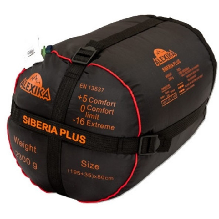 Спальник Alexika Siberia Plus Green Left Zip (9252.01012)