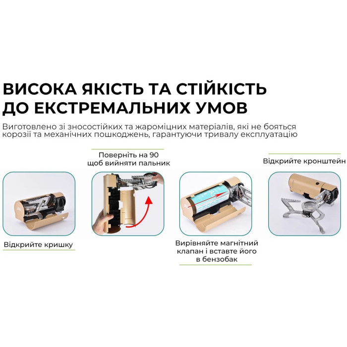Газовий пальник BRS Green (BRS-99b)