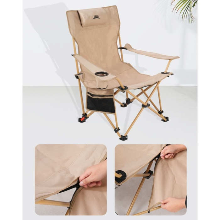 Складаний стілець BRS Y06, Beige (BRS-Y06)
