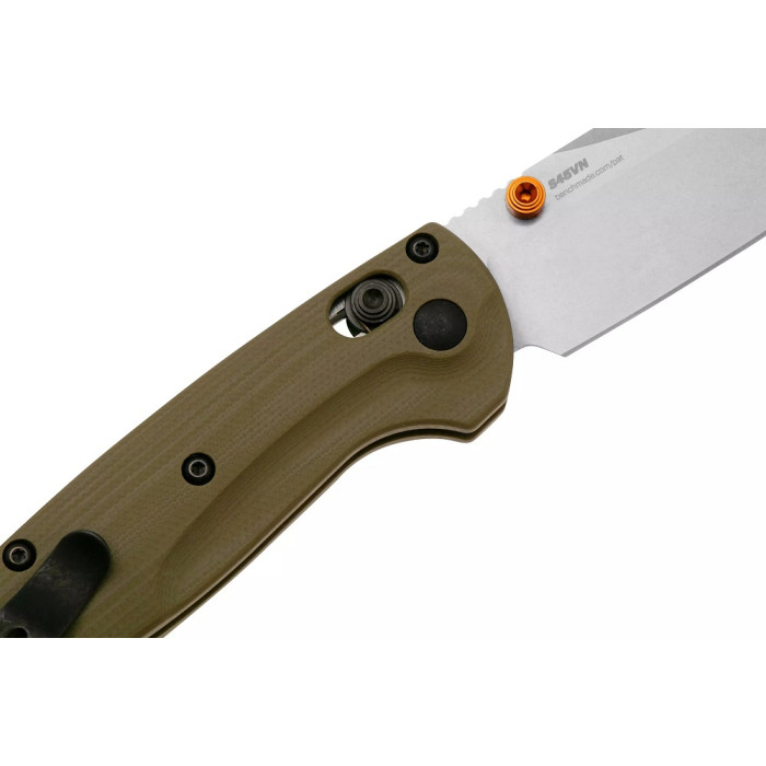 Ніж складаний Benchmade Mini Taggedout, OD Green G10 (15534)