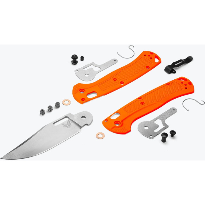 Ніж складаний Benchmade Taggedout Orange Grivory (15535)