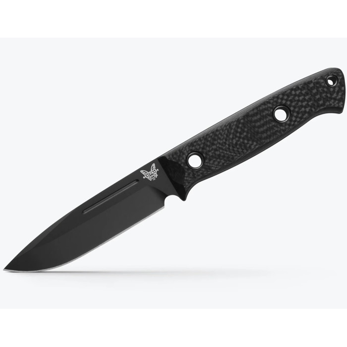 Ніж Benchmade Bushcrafter, Carbon Fiber, Drop-point (163BK)