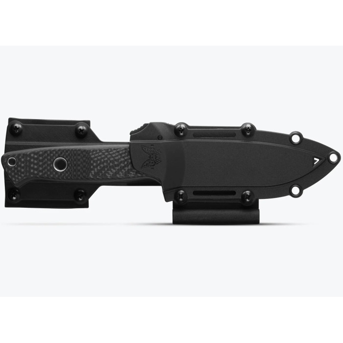 Ніж Benchmade Bushcrafter, Carbon Fiber, Drop-point (163BK)