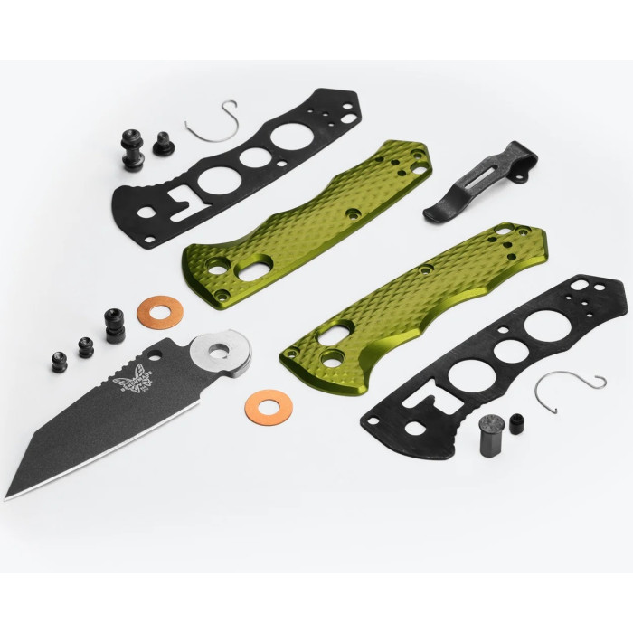Ніж складаний Benchmade Full Immunity, Woodland Green Aluminum, Wharncliffe (290BK-2)