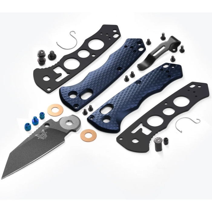 Нож складной Benchmade Full Immunity, Crater Blue Aluminum, Wharncliffe (290BK)