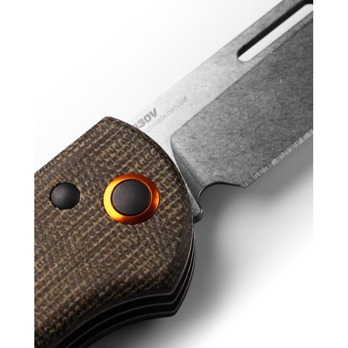 Ніж складаний Benchmade Weekender Canvas Micarta (317-1)