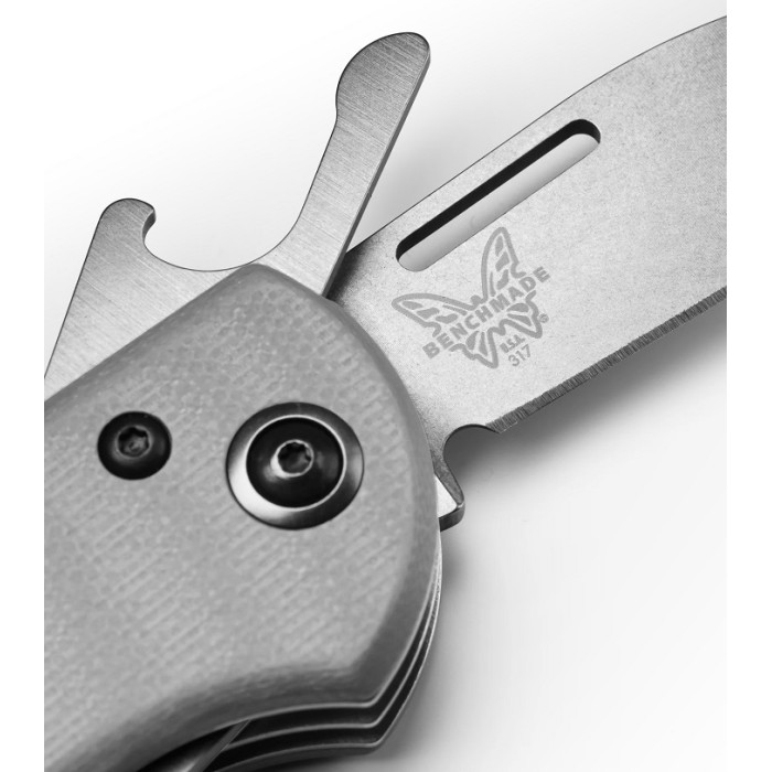 Ніж складаний Benchmade Weekender Gray G10 (317)