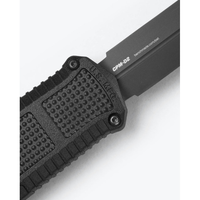 Нож складной Benchmade Claymore OTF, Black Grivory, Dagger (3370GY)