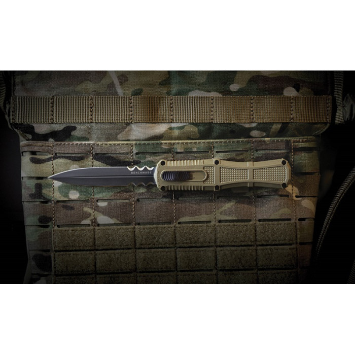 Нож складной Benchmade Claymore OTF, Ranger Green Grivory, Dagger (3370SGY-1)