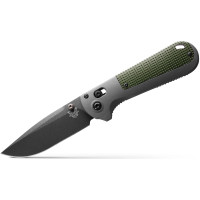 Ніж складаний Benchmade Redoubt Gray & Green Grivory (430BK)