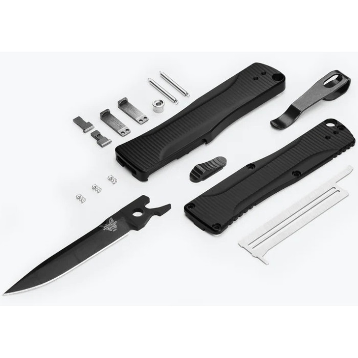 Ніж складаний Benchmade OM, Black Aluminum, Black DLC (4850BK)