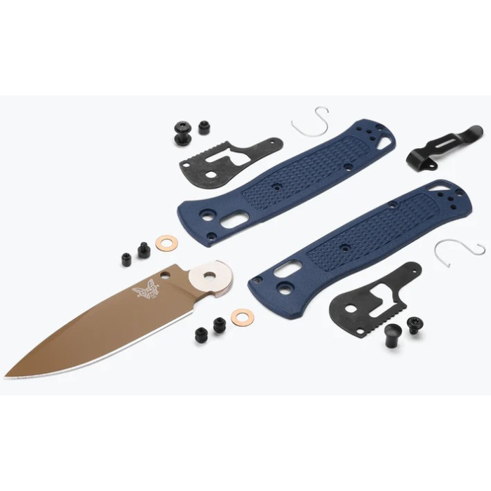 Ніж складаний Benchmade Bugout Crater Blue Grivory (535FE-05)