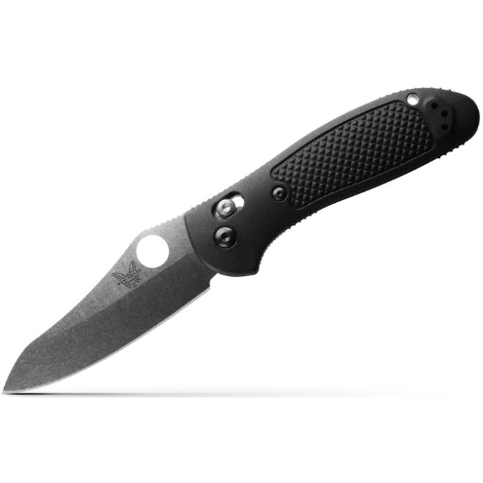 Ніж складаний Benchmade Griptilian, Black Grivory, Sheepsfoot (550-S30V)