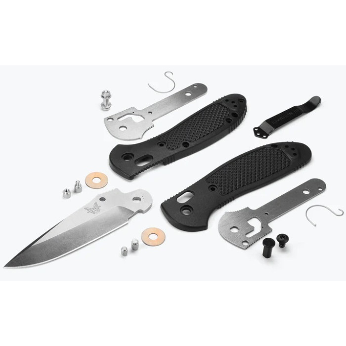 Нож складной Benchmade Griptilian Black Grivory | Drop-Point (551-S30V)