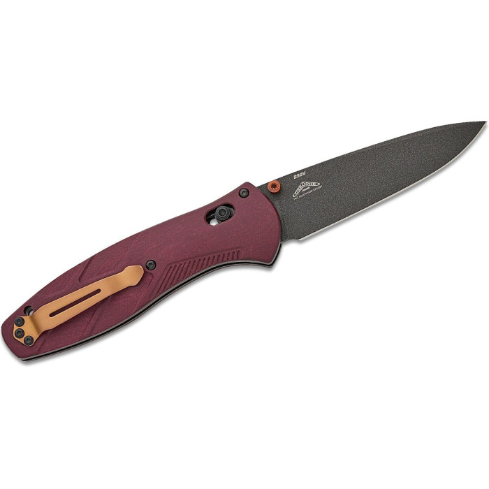 Нож складной Benchmade Barrage, Redstone, Drop-Point (581BK-04)