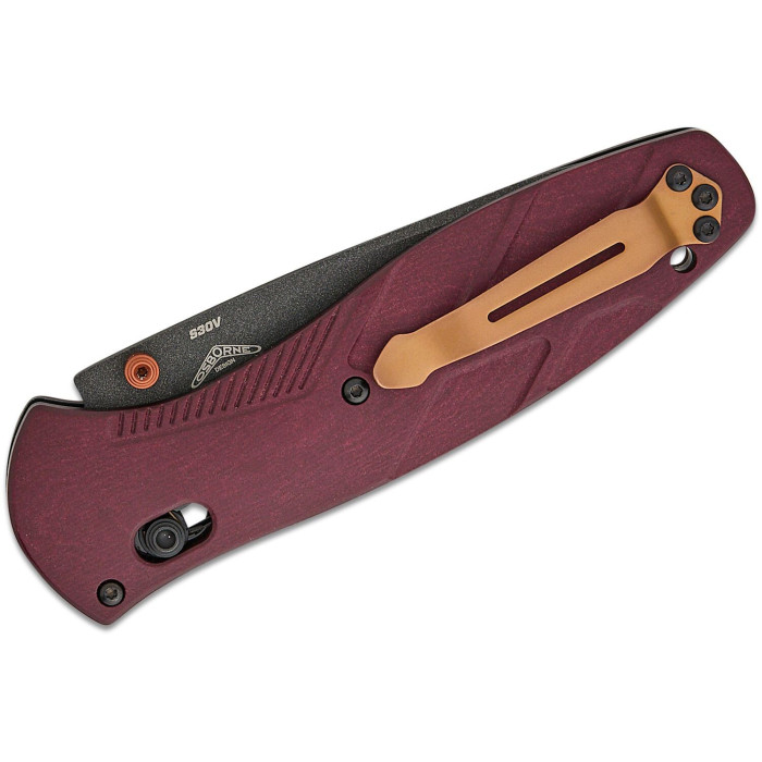 Нож складной Benchmade Barrage, Redstone, Drop-Point (581BK-04)