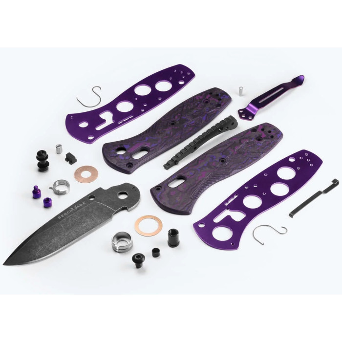 Ніж складаний Benchmade Mini Barrage, Purple Haze, Drop-Point (585BK-251)