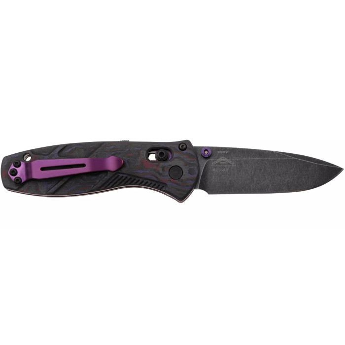 Ніж складаний Benchmade Mini Barrage, Purple Haze, Drop-Point (585BK-251)
