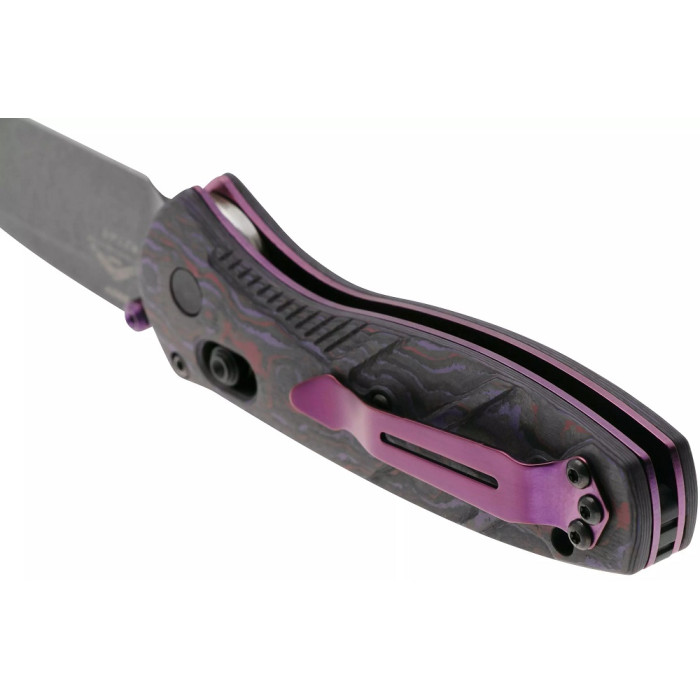 Ніж складаний Benchmade Mini Barrage, Purple Haze, Drop-Point (585BK-251)