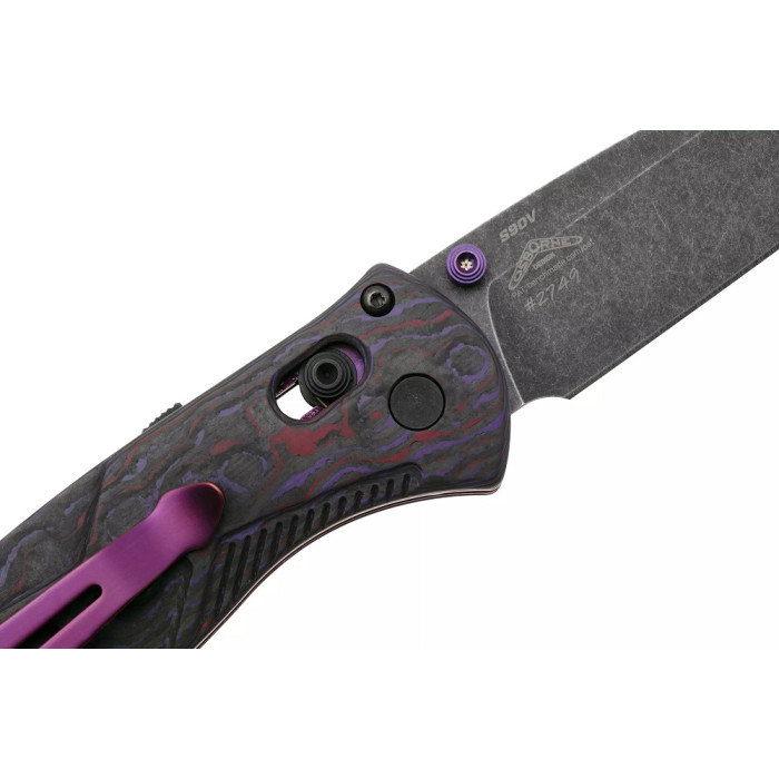 Ніж складаний Benchmade Mini Barrage, Purple Haze, Drop-Point (585BK-251)