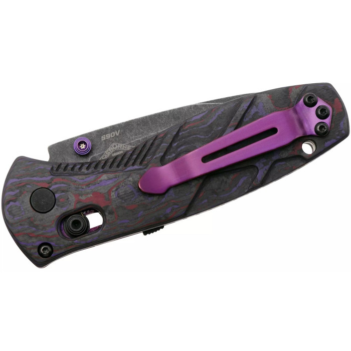 Ніж складаний Benchmade Mini Barrage, Purple Haze, Drop-Point (585BK-251)
