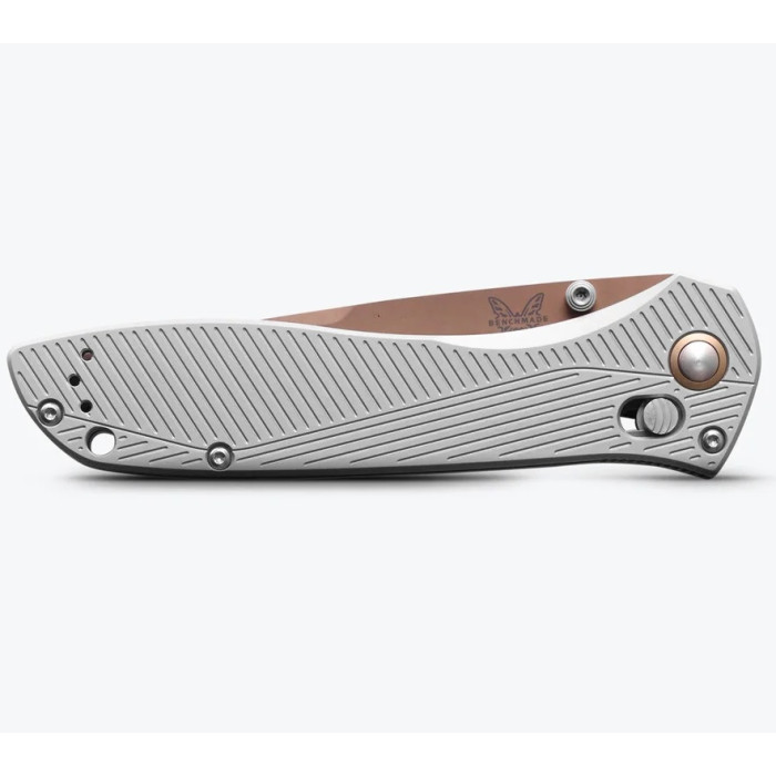 Нож складной Benchmade Seven, Ten, Gray Aluminum, Recurve (710FE-24)