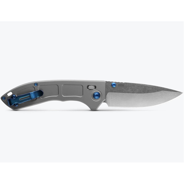 Ніж складаний Benchmade Narrows, Gray Titanium, Drop-point (748)