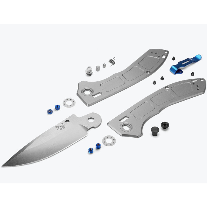 Ніж складаний Benchmade Narrows, Gray Titanium, Drop-point (748)
