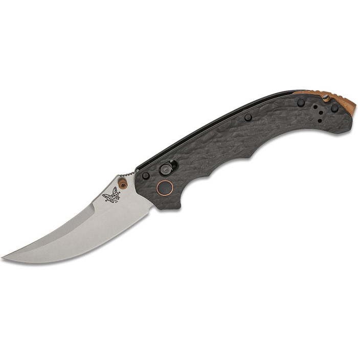 Нож складной Benchmade Mini Bedlam, Carbon Fiber, Scimitar (865-02)