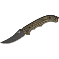 Ніж складаний Benchmade Mini Bedlam, Black/Coyote/OD, Scimitar (865BK-01)