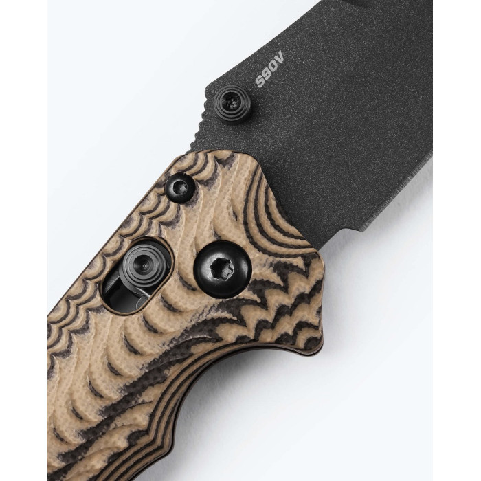 Ніж складаний Benchmade Mini Bedlam, Black/Coyote/OD, Scimitar (865BK-01)