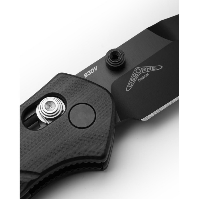 Нож складной Benchmade Mini Osborne Black & Blue G10 (945BK-1)