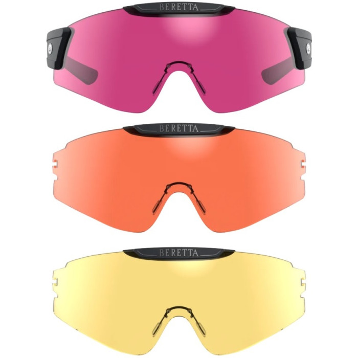 Окуляри для стрільби Beretta InterMask (3 шт) Yellow & Magenta & Orange (OC081-D0049-0MY9)