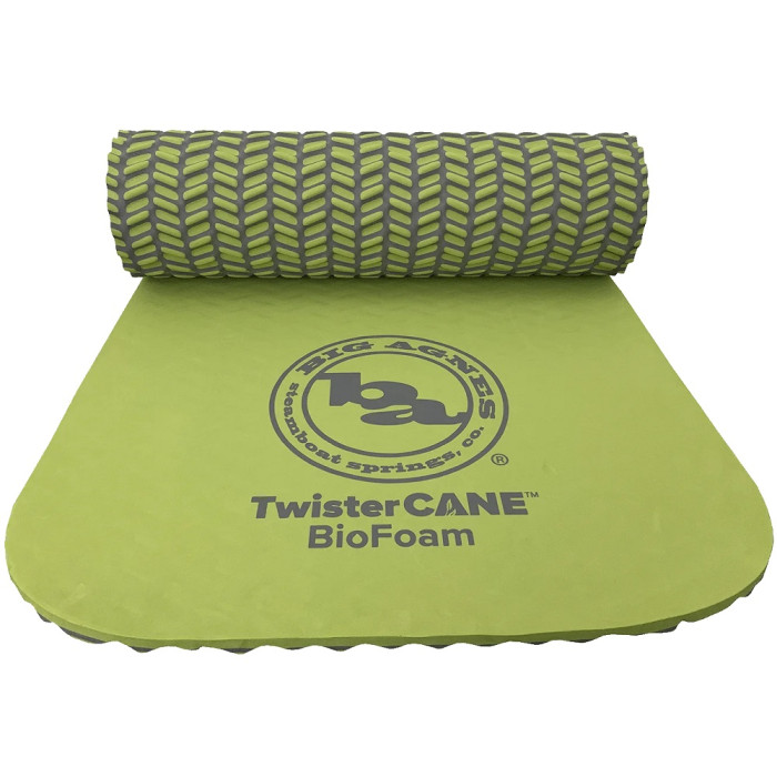 Килимок Big Agnes TwisterCane Bio Foam, Regular, green/gray (021.0232)