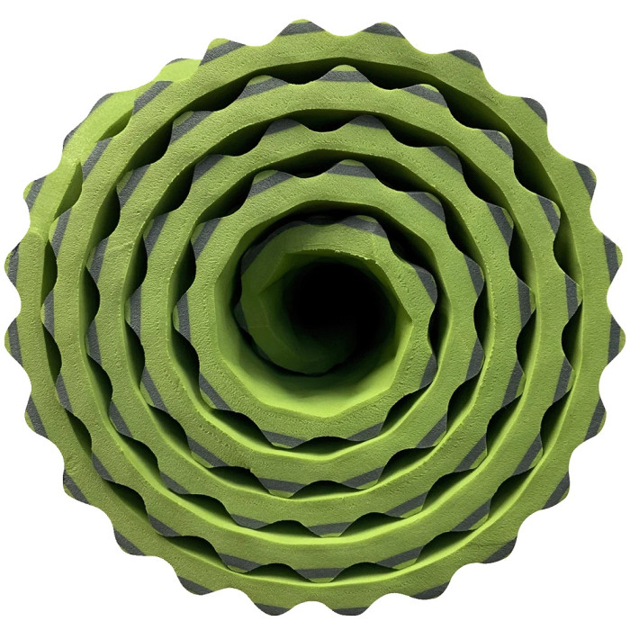 Килимок Big Agnes TwisterCane Bio Foam, Regular, green/gray (021.0232)