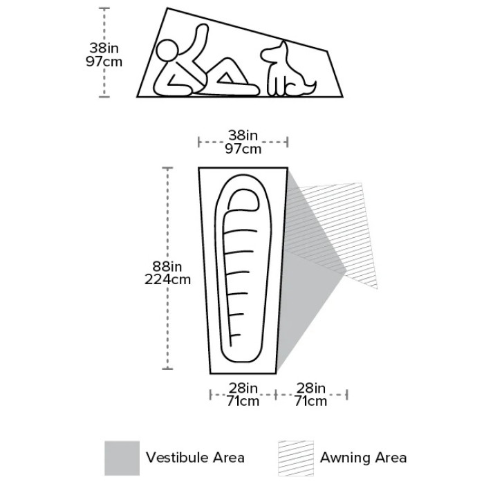 Намет Big Agnes Copper Spur UL1 tangelo (021.0279)