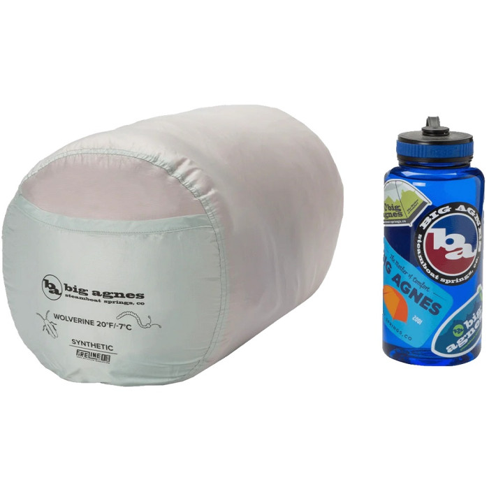 Спальний мішок дитячий Big Agnes Wolverine -7°C - Left Zip, cherry tomato/tangelo (021.0292)