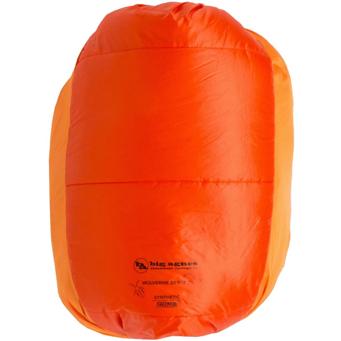 Спальний мішок дитячий Big Agnes Wolverine -7°C - Left Zip, cherry tomato/tangelo (021.0292)