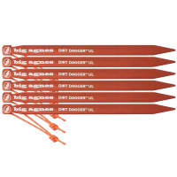 Набор колышек Big Agnes Dirt Dagger UL 6.75” Tent Stakes (6 шт) orange (021.0343)