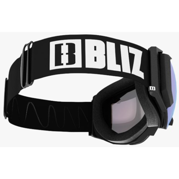 Лыжная маска Bliz Carver 11 Smallface Matt Black/Light Orange W Blue Multi (31117-14)