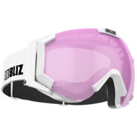 Лыжная маска Bliz Carver SR 8 White/Pink Lens (32240-04)