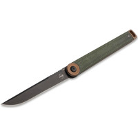 Нож складной Boker Plus Kaizen Green Canvas Micarta (01BO391)