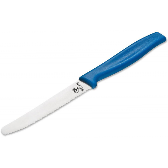 Серрейторный кухонный нож Boker Sandwich Knife, Blue (03BO002BL)