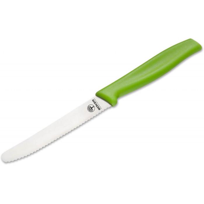 Серрейторний кухонний ніж Boker Sandwich Knife, Green (03BO002G)