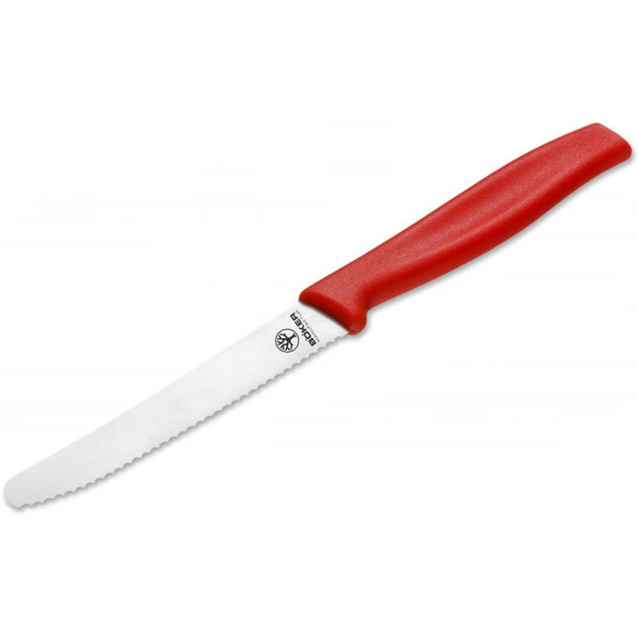 Серрейторный кухонный нож Boker Sandwich Knife, Red (03BO002R)
