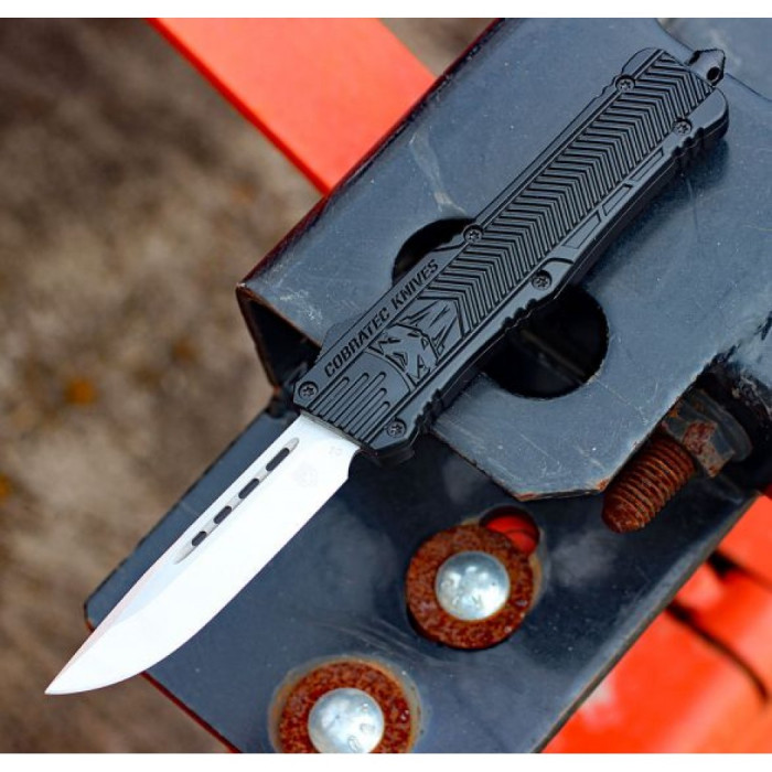 Ніж складаний CobraTec Large CTK-1 OTF Black (06CT010)