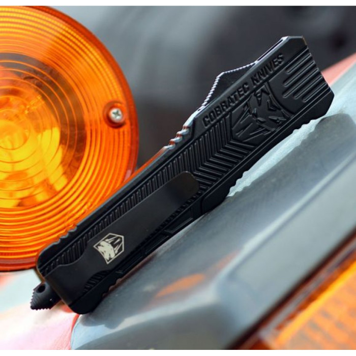 Ніж складаний CobraTec Large CTK-1 OTF Black (06CT010)