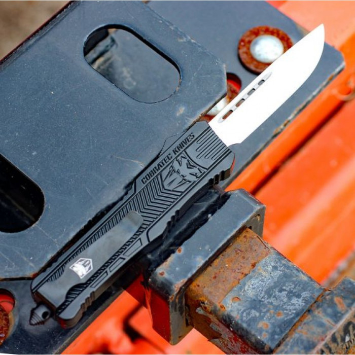 Ніж складаний CobraTec Large CTK-1 OTF Black (06CT010)