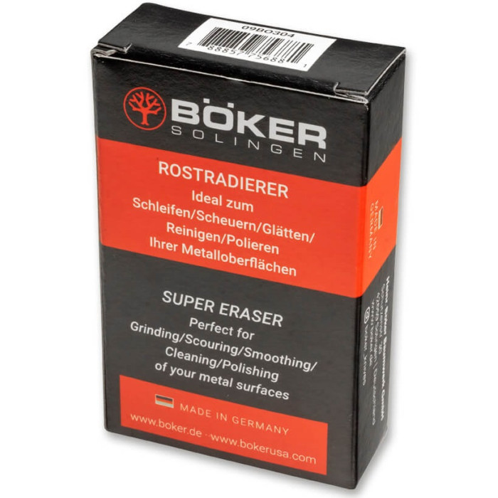 Фірмова очищувальна губка-ластик від іржі Boker Manufaktur Solingen Super Eraser (09BO304)